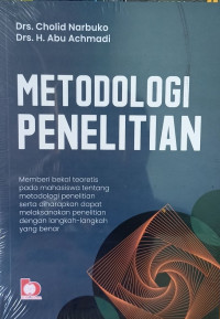 Image of Metodologi Penelitian