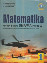 Image of MATEMATIKA UNTUK SISWA SMA/MA KELAS X