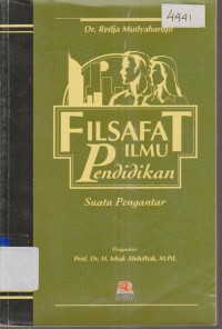Image of FILSAFAT ILMU PENDIDIKAN