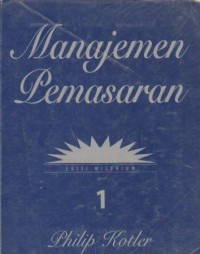Image of MANAJEMEN PEMASARAN JILID 1