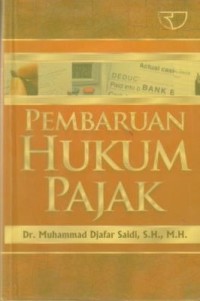 Image of PEMBARUAN HUKUM PAJAK