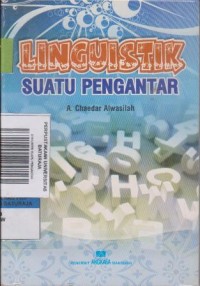 Image of LINGUISTIK SUATU PENGANTAR