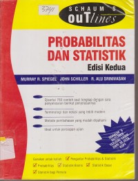 Image of PROBABILITAS DAN STATISTIK EDISI KEDUA