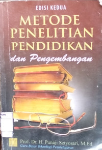 Image of METODE PENELITIAN PENDIDIKAN DAN PENGEMBANGAN